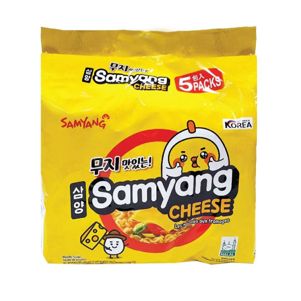 삼양 삼양라면 치즈 멀티 120g*5 SY Samyang Ramyun Cheese Mulit 120g*5