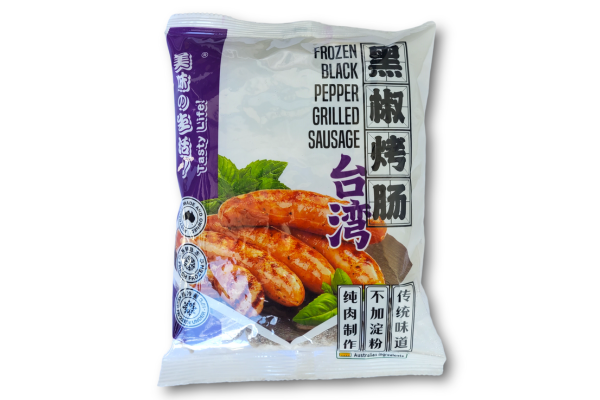 테이스티 라이프 블랙페퍼 BBQ 소시지 454g Tasty Life BBQ Sausages With Black Pepper 454g