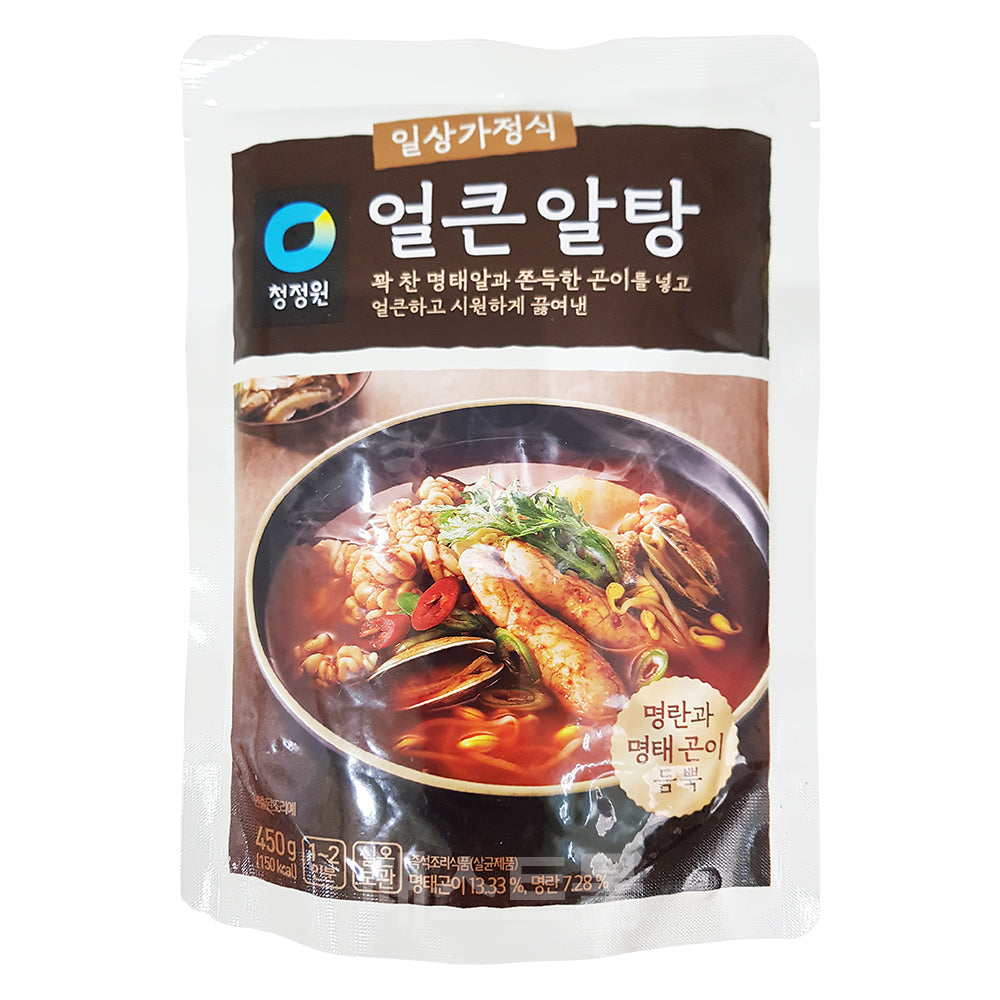 청정원 얼큰 알탕 450g CJW Spicy Fish Roe Soup 450g