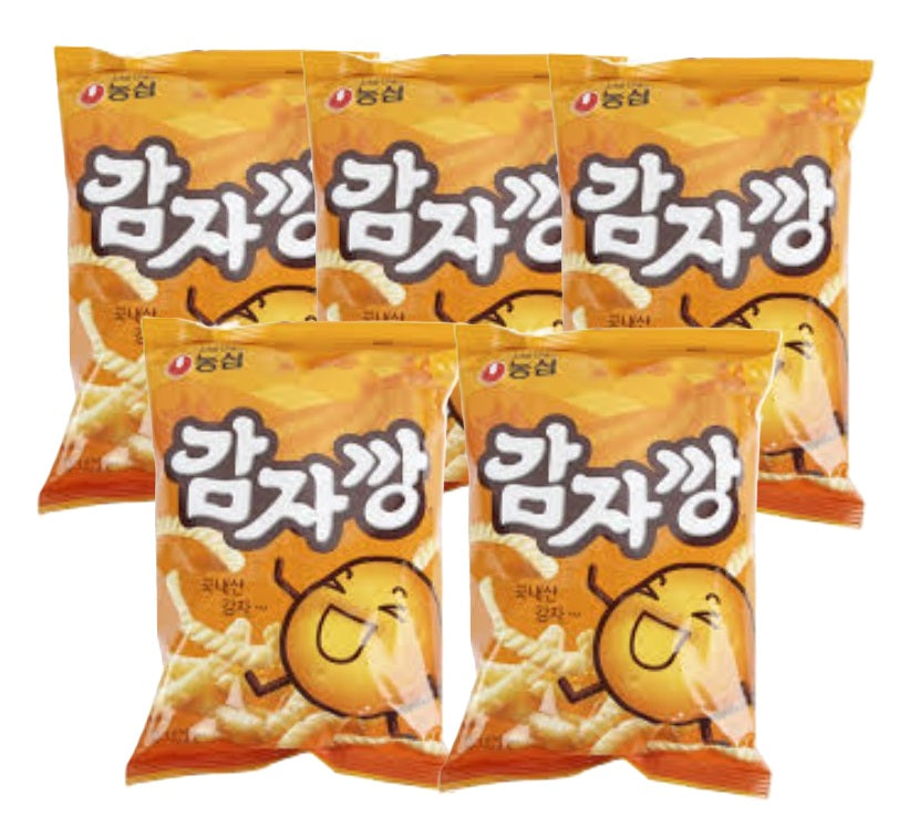 [묶음세일] 농심 감자깡 55g*5 NS Potato Snack Stick 55g*5