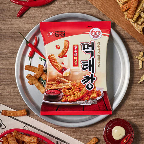 농심 먹태깡 고추장마요맛 60g NS Dried Pollack Chilli Paste Mayo Flavour 60g