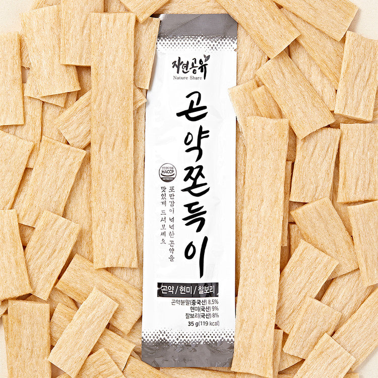 자연공유 츄러스 곤약 쫀드기 35g JGU Churros Konjac Stick Jelly 35g