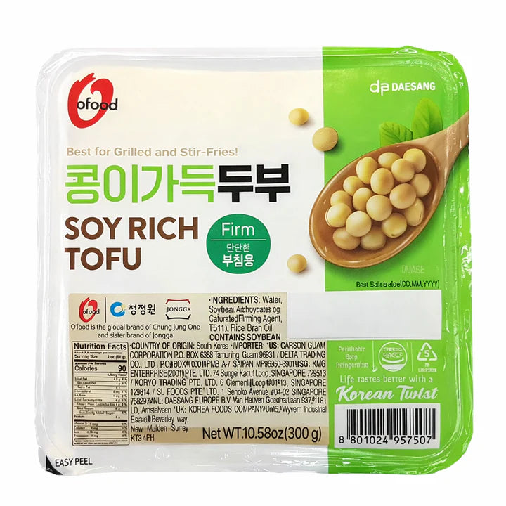종가집 콩이가득 두부 부침용 300g JG Soyrich Tofu for Stir_Fry 300g