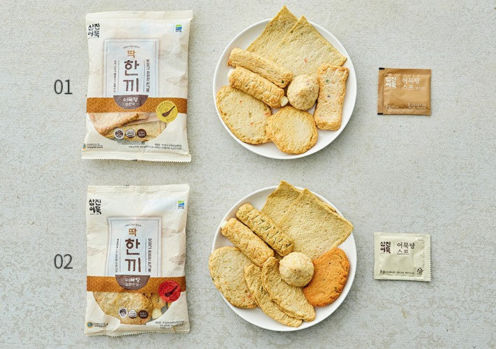 [묶음세일] 삼진 딱한끼 어묵탕 2종 [순한맛+매운맛] 300g*2 SJN Fish Cake Soup [Mild+Spicy] 300g*2