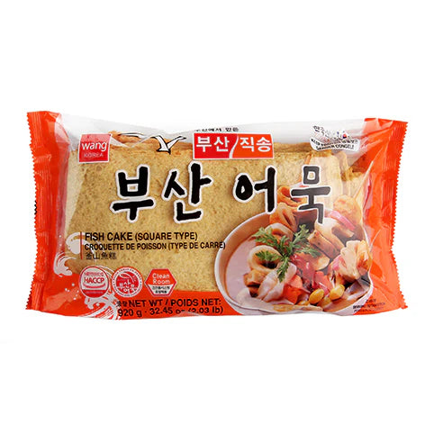 왕 부산어묵 사각 1kg Wang Busan Frozen Fried Fish Cake 1kg