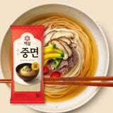 CJ 백설 제일 중면 900g CJ Korean style Noodles 900g