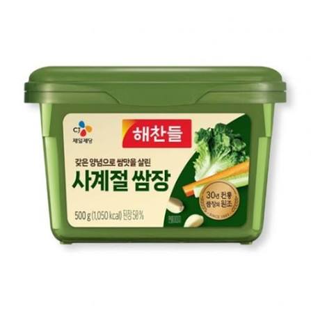 CJ 해찬들 사계절 쌈장 500g CJ Seasoned Soybean Paste 500g