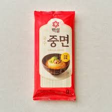 CJ 백설 제일 중면 900g CJ Korean style Noodles 900g