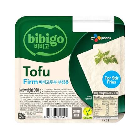 CJ 비비고 콩두부 (부침용) 300G CJ Bibigo Tofu (Firm) 300G
