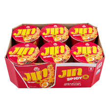 오뚜기 진라면 6컵 매운맛 65g*6 OTG Jin Cup Spicy 65g*6