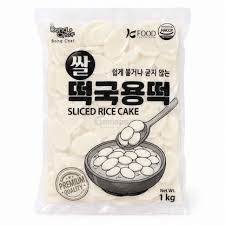 한양 쌀 떡국 떡 1kg HY Sliced Rice Cake 1kg