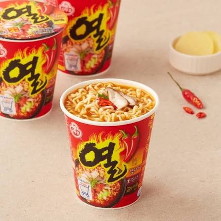 오뚜기 열라면 컵 62g*6 OTG Yeul Ramyun Cup 62g*6
