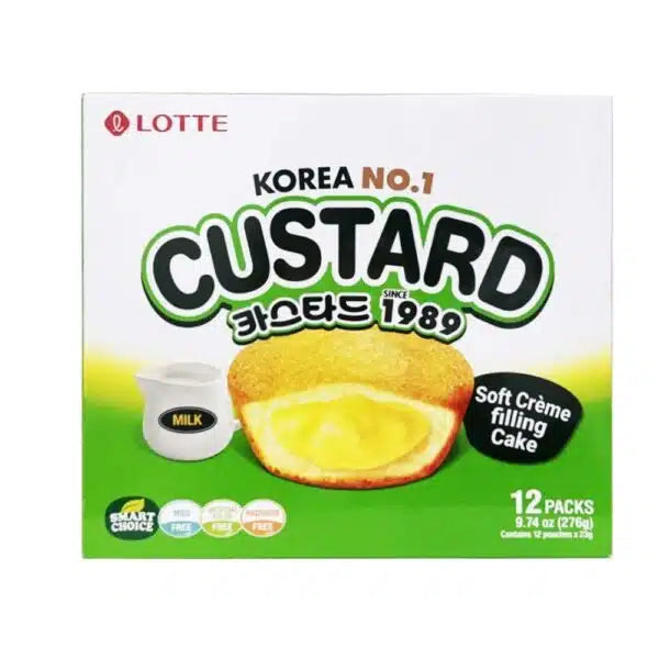 롯데 카스타드 23g*12p LT Custard 23g*12p