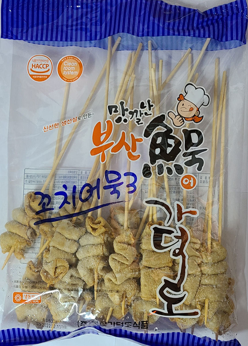 가덕도 사각 꼬치어묵 20개입 600g KDD Skewers Fish Cake 600g