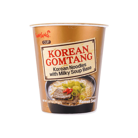 [컵라면] 삼양 한국 곰탕 면(소컵) 70g*6 SY Gomtang Noodle(Cup) 70g*6