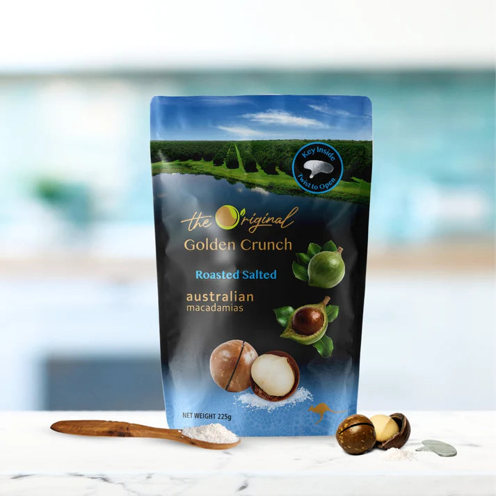 박스상품/골든그런키 마카다미아 [솔티드] 225gX20봉 Golden Crunch Macadamias [Roasted Salted] 20P