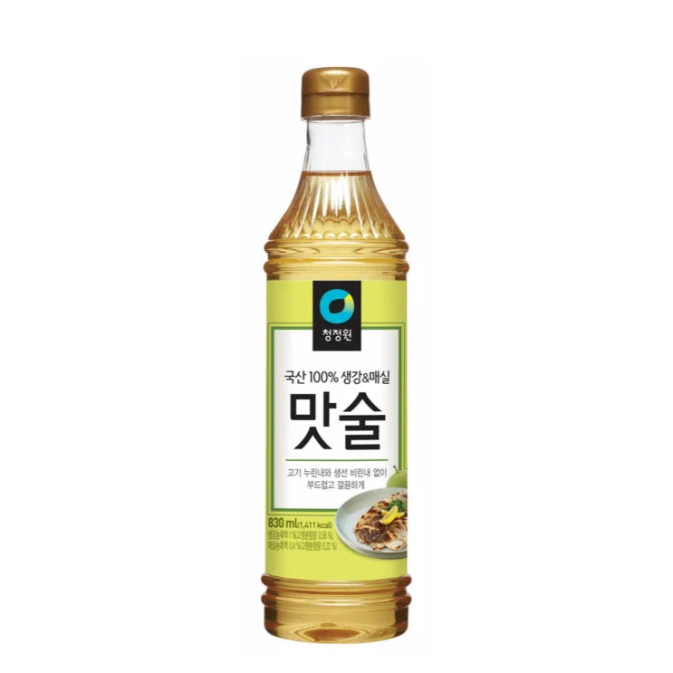 청정원 맛술 생강&매실 830ml CJW Cooking Wine Ginger&Plum 830ml