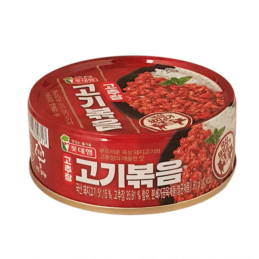 롯데 고추장 고기볶음 80g LT Red Pepper Paste Stir-Fry Beef 80g