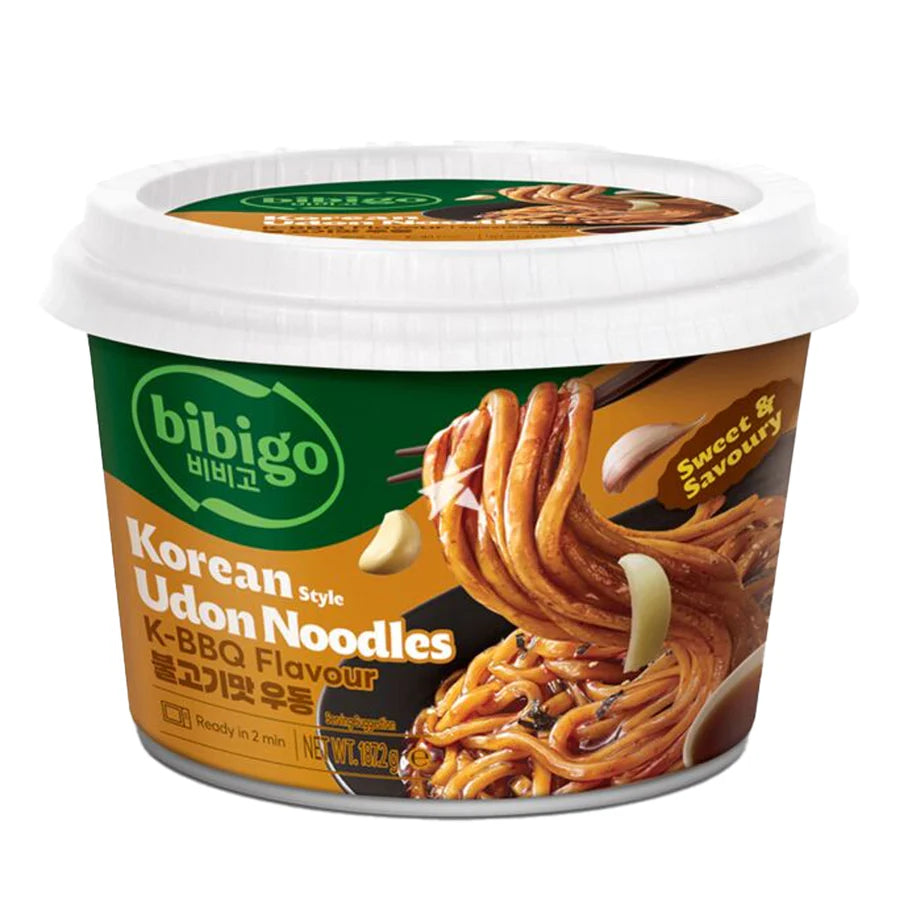 CJ 비비고 K-우동 불고기맛(컵) 187g CJ Bibigo K-Udon Noodle Cup [Bulgogi] 187g