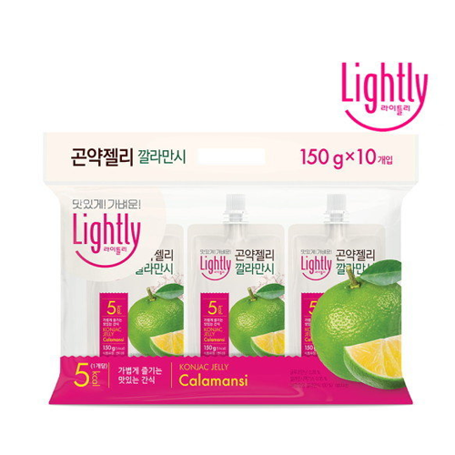 청정원 라이틀리 곤약젤리 깔라만시 150g*10개입