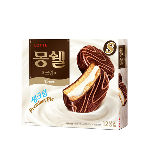 Lotte Mongshell Cream Cake 384g