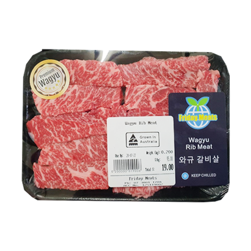 프라이데이 와규 갈비살 180g FridayMeats Wagyu Rib Meat 180g