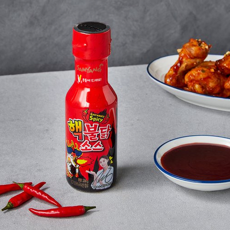 삼양 핵 불닭 소스 (액상) 200g SY Extreme Hot Chicken Flavor Sauce 200g