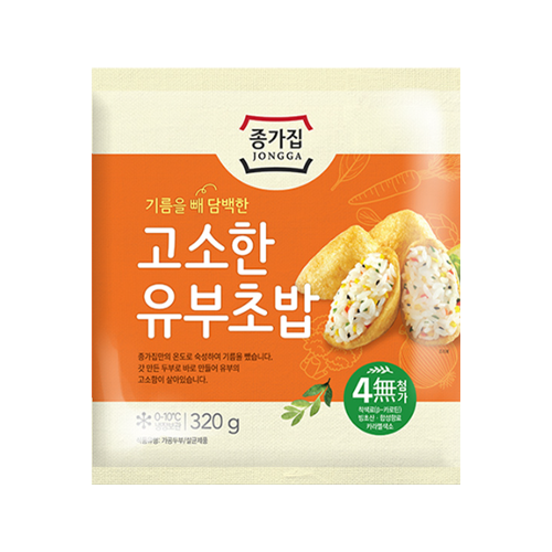 종가집 고소한 유부초밥(중) 320g JG Fried Bean Curd 320g