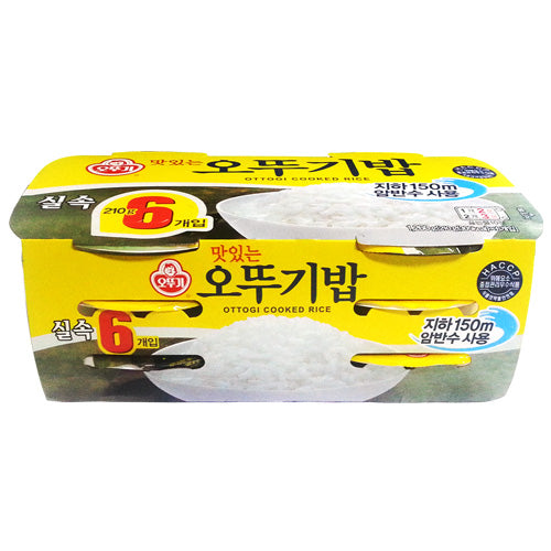 OTG Cooked Rice 210g*6pk