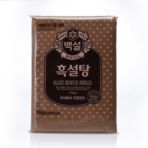 백설 흑설탕 1kg CJ Black Sugar 1 kg