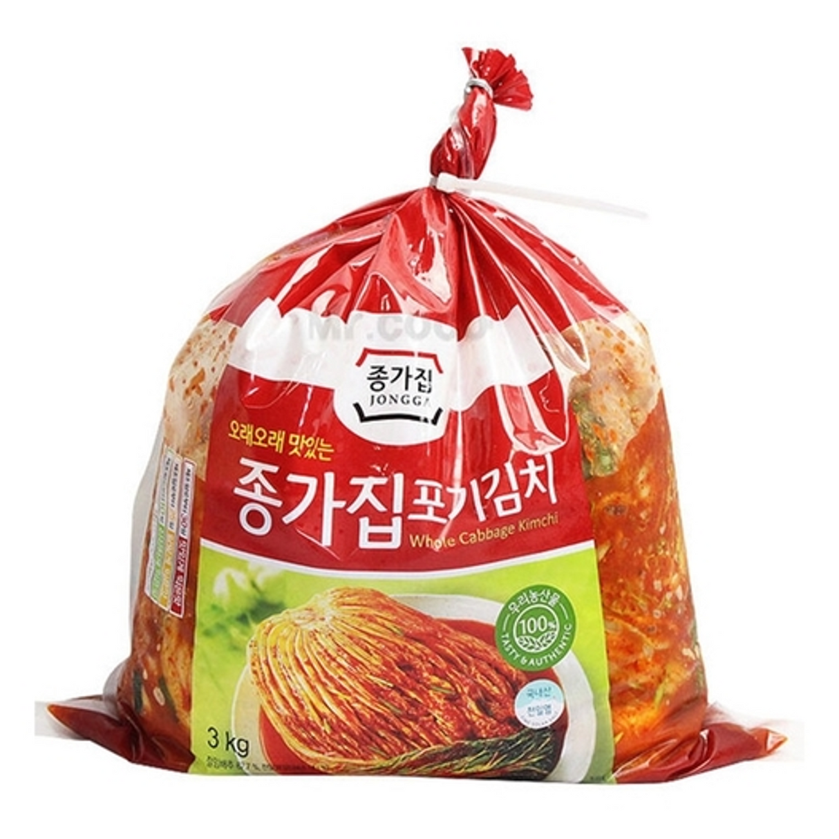 종가집 포기김치 3kg JG Poggi Kimchi 3kg