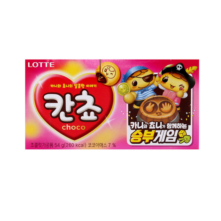 롯데 칸초 초코 54g LT Kancho Choco 54g