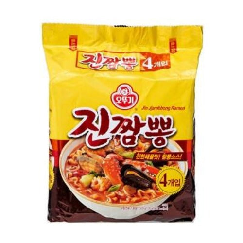 오뚜기 진짬뽕 멀티 130g*4 OTG Jin Jjambbong 130g*4