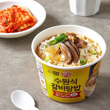 [세일] 오뚜기 맛있는 수원식갈비탕밥 [컵밥] 311g OTG Galbi-tang Rice 311g