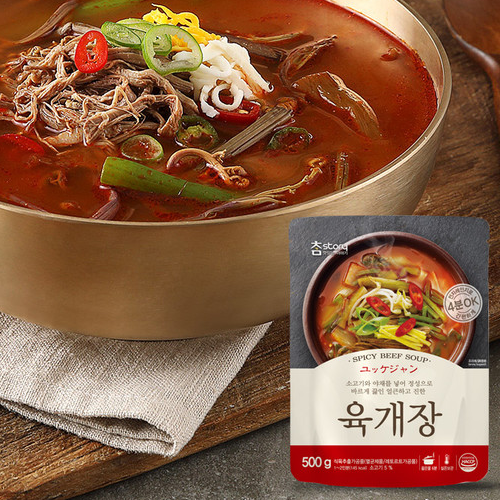 [세일] 진한 육개장 500g JHN Spicy Beef Soup 500g