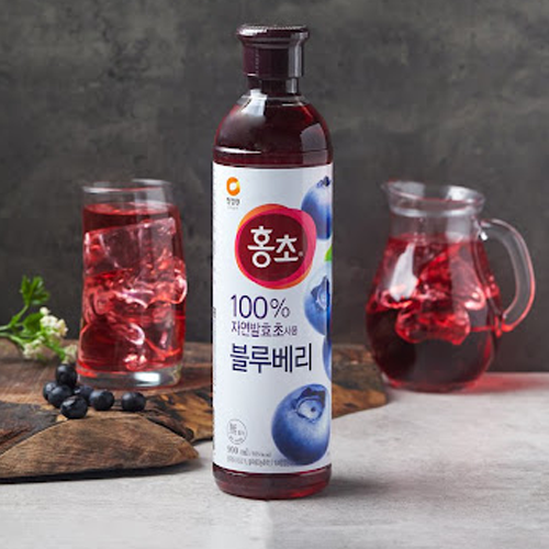 [세일] 청정원 홍초 바이탈 블루베리 900ml CJO Drinking Vinegar Blueberry 900ml