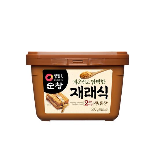 [세일] 청정원 순창 재래식 안심생된장 500G CJO Sunchang Old Style Fresh Soybean Paste 500G