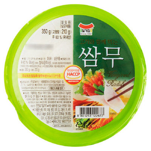 일가집 새콤 쌈무 350g IGJ Sliced Pickled Radish 350g