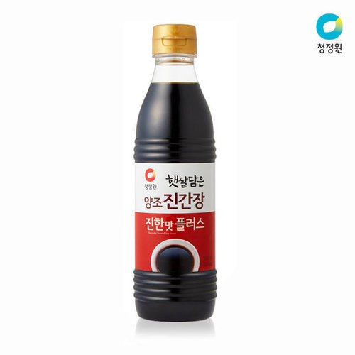 청정원 두번달여 더 진한 진간장 500ml CJO Naturally Brewed Soy Sauce 500ml