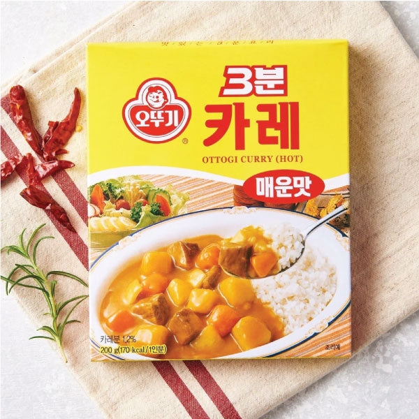 오뚜기 삼분 카레 매운맛 200g OTG 3 Min Curry Sauce Spicy 200g