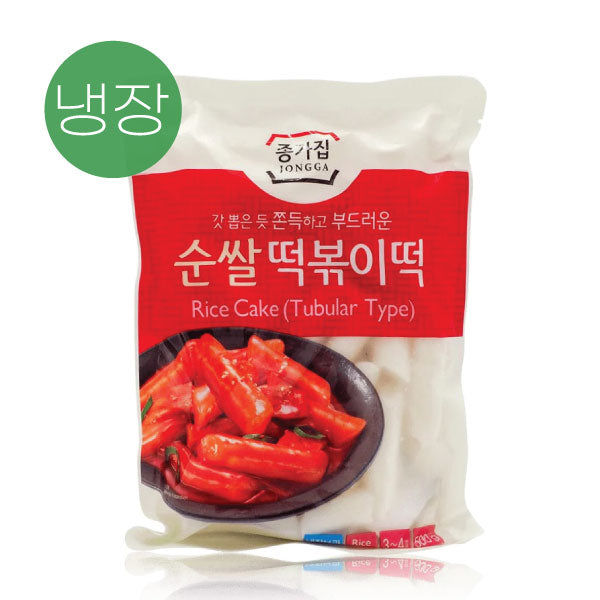 종가집 순쌀 떡볶이떡 500g JG Topokki Rice Cake 500g