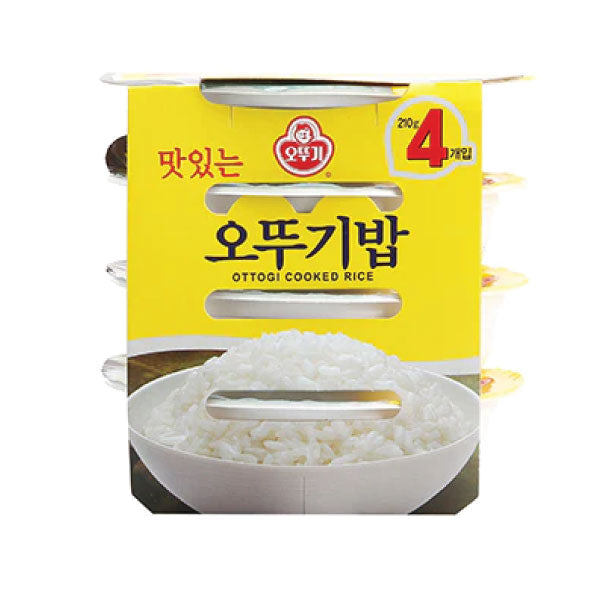 [세일] 오뚜기 맛있는밥 4번들 210g*4 OTG Cooked Rice 4 Pack 210g*4