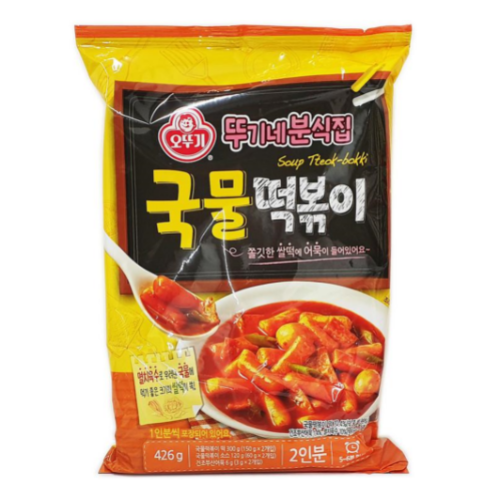 [세일] 오뚜기 뚜기네 분식집 국물떡볶이 426g OTG Soup Tteock Bokki 426g