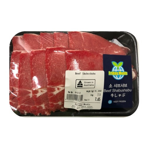 프라이데이 소 샤브샤브 250g FridayMeats Beef Shabushabu 250g