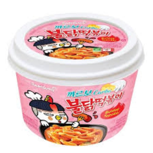 삼양 까르보 불닭떡볶이 (큰컵) 179g SY Carbo Spicy Chicken Rice Cake Cup 179g