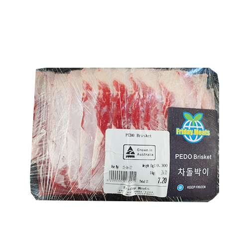 프라이데이 차돌박이 250g FridayMeats Sliced Pedo Brisket 250g